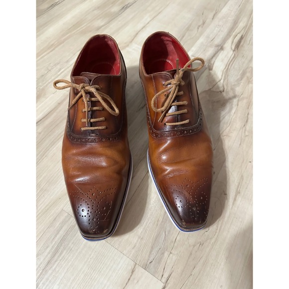 Paul Parkman Smart Casual Men\'s Brown Oxfords‎ Size 13 main image 8